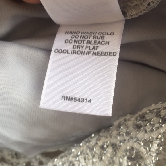 Silver Bodycon Cocktail Dress - Picture 10 of 10